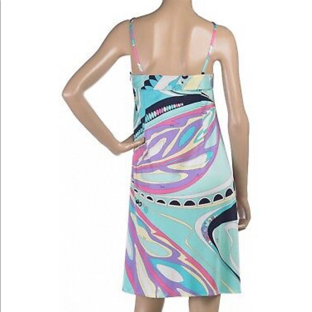 Stunning Emilio Pucci Silk Sundress IT 44/ US 10 - Picture 2 of 7